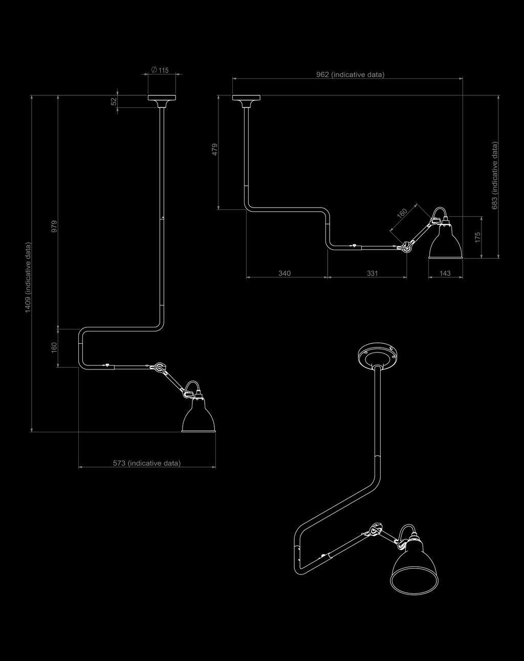 Lampe Gras N°312
