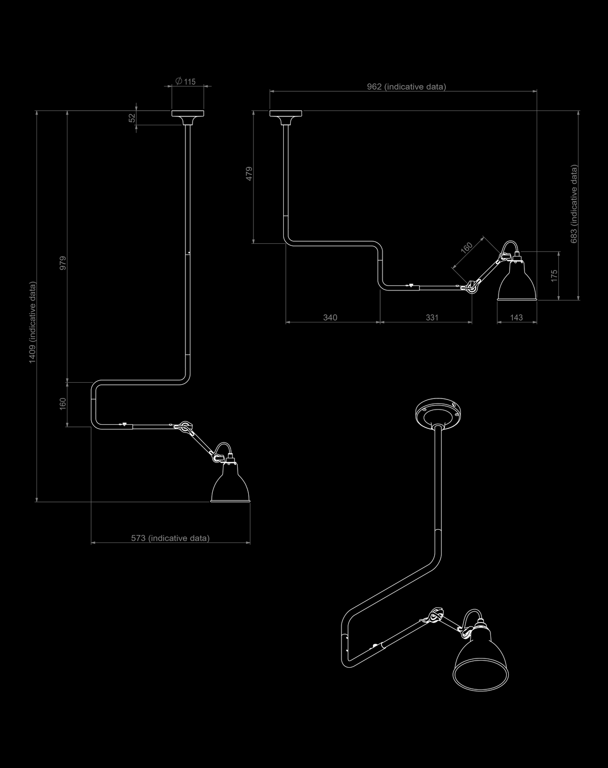 Lampe Gras N°312