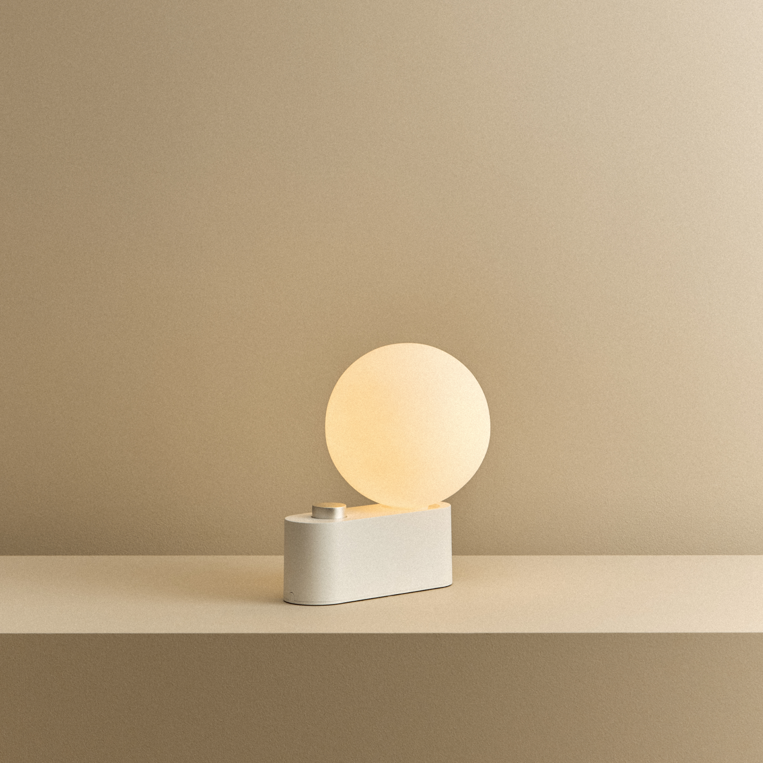 Alumina Multi-Use Lamp in Chalk