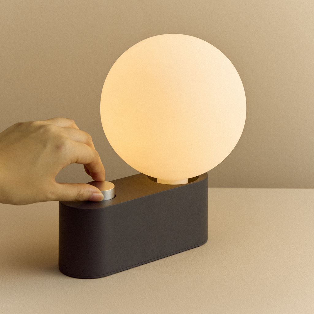 Alumina Multi-Use Lamp in Charcoal