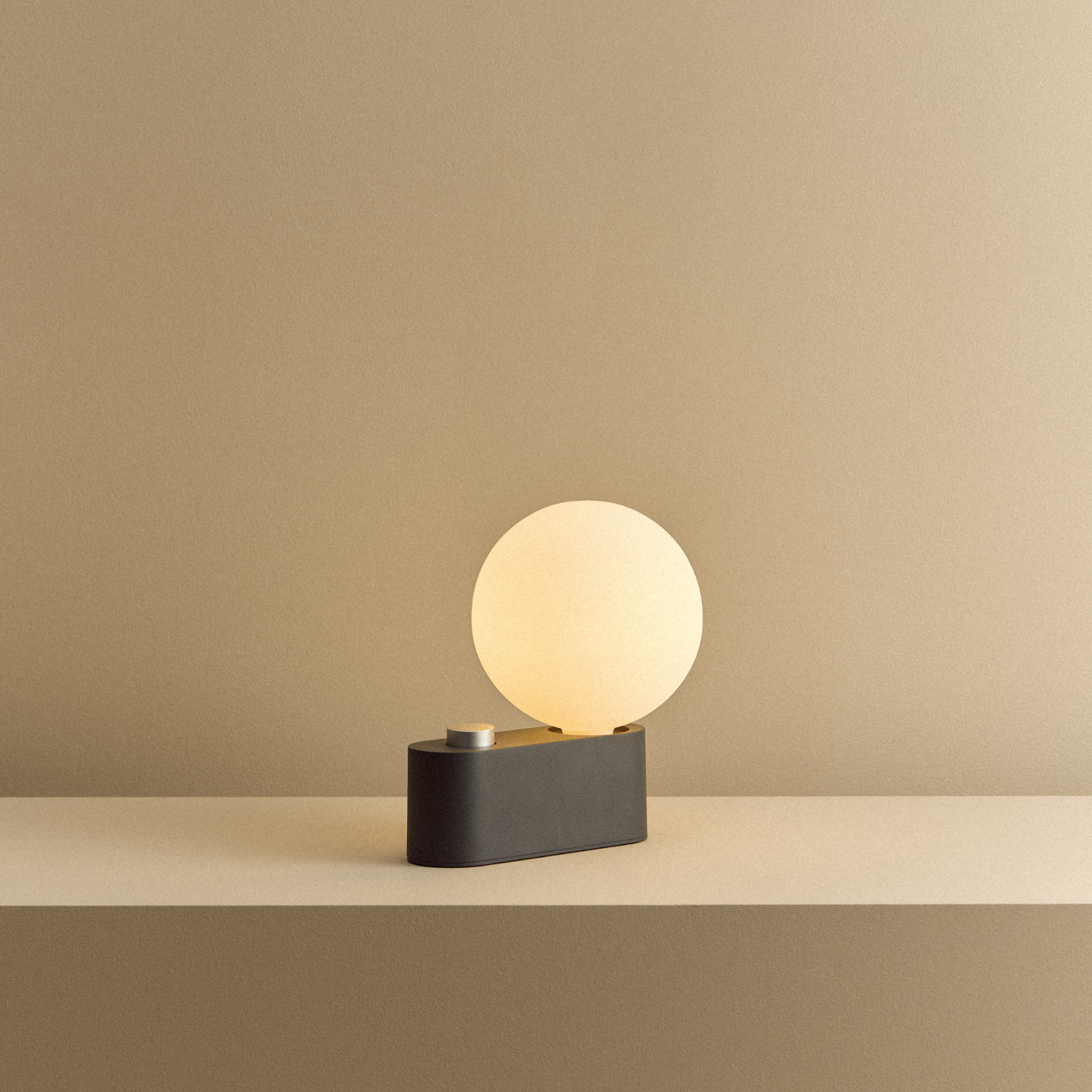 Alumina Multi-Use Lamp in Charcoal