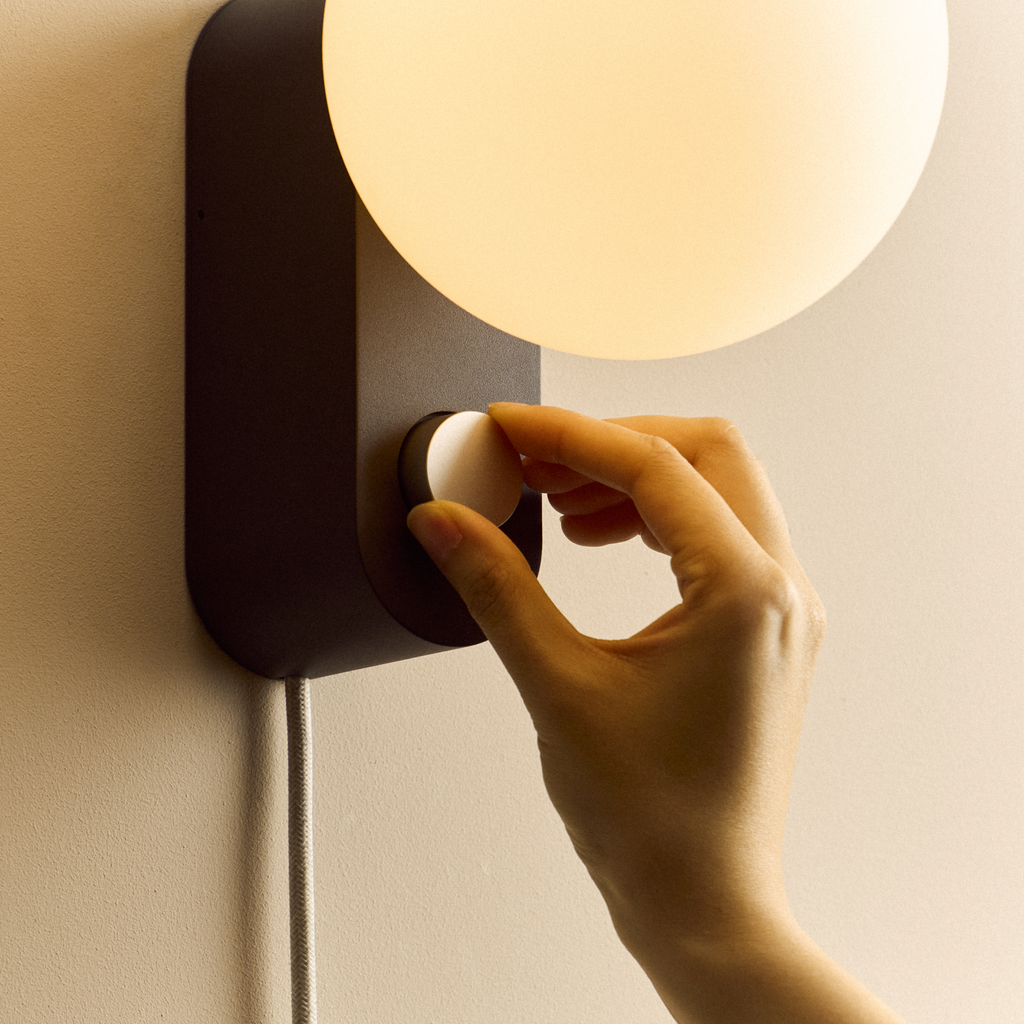 Alumina Multi-Use Lamp in Charcoal
