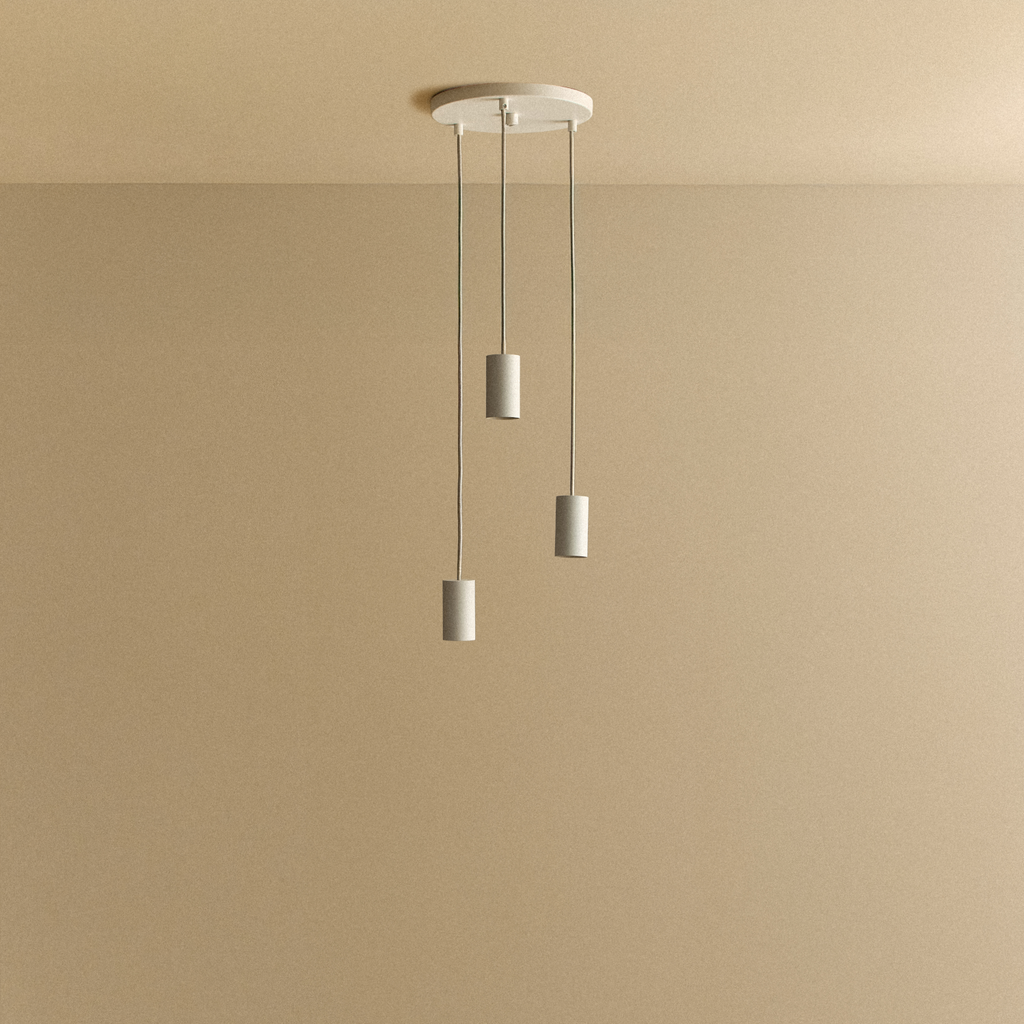 Alumina Triple Pendant