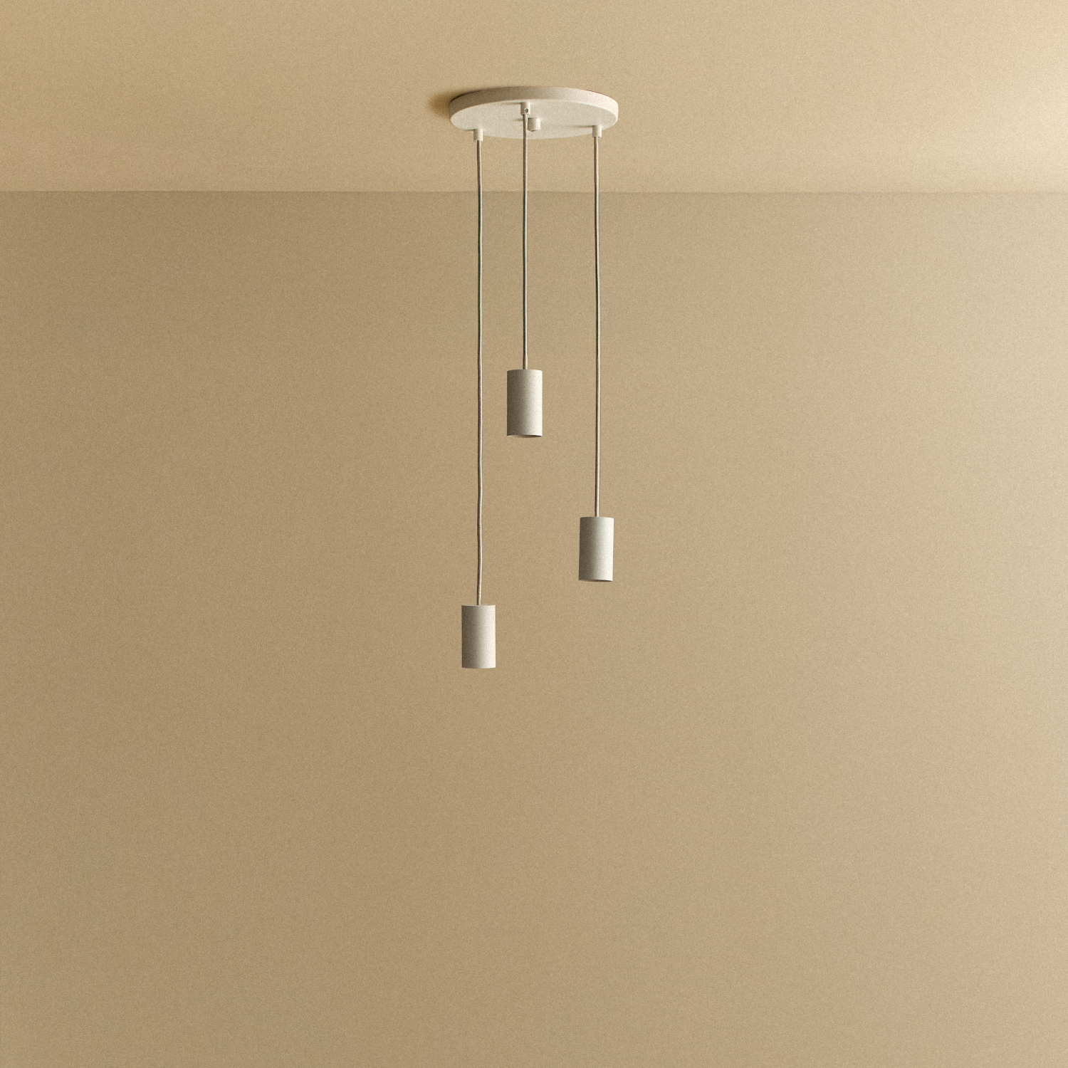Alumina Triple Pendant