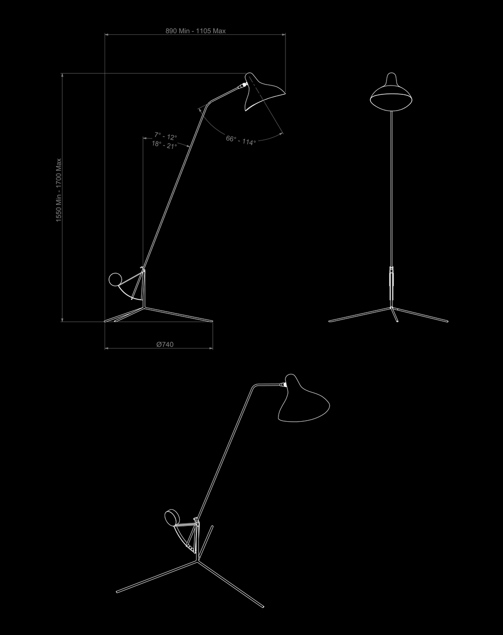 Mantis BS1 dimension drawing