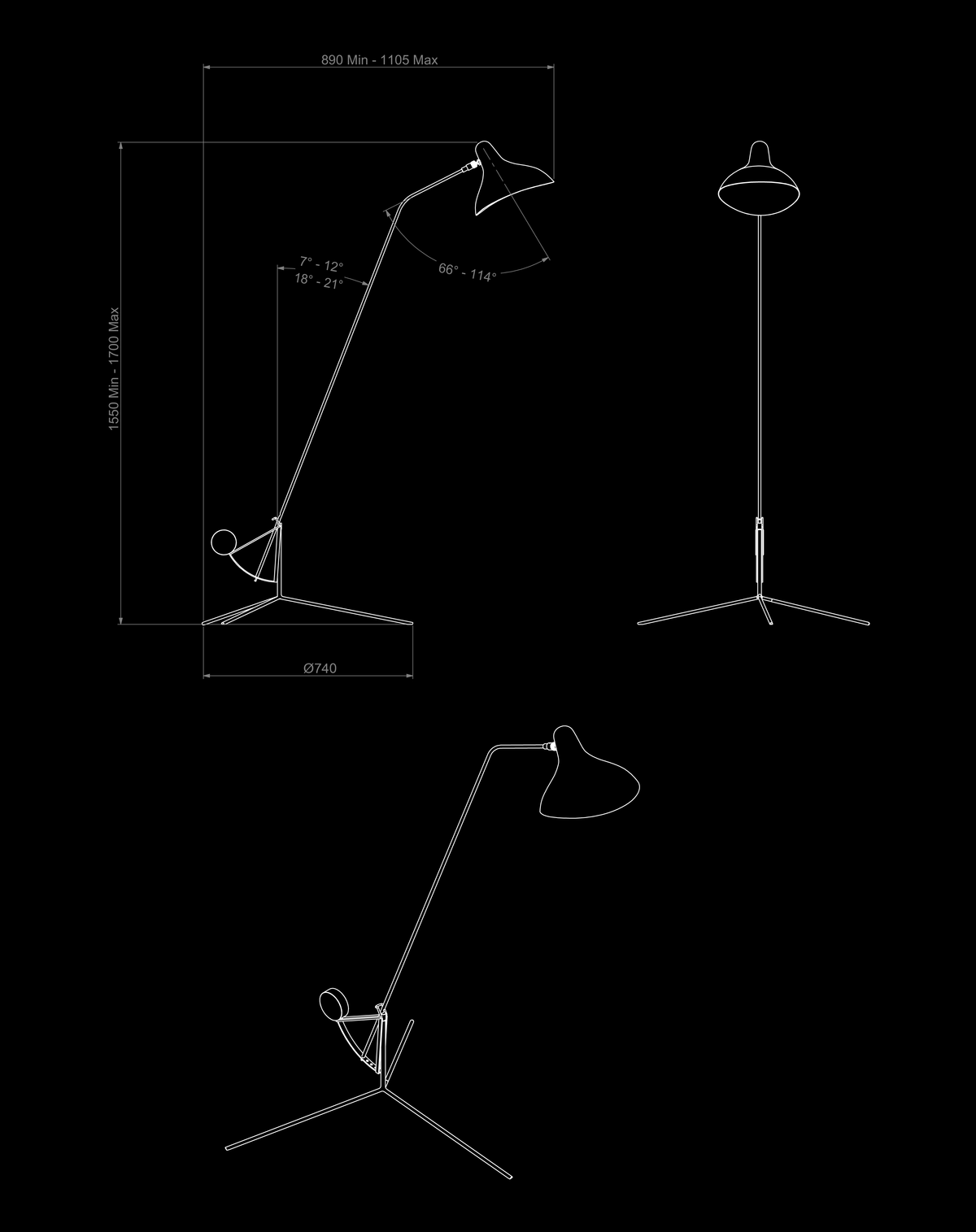 Mantis BS1 dimension drawing