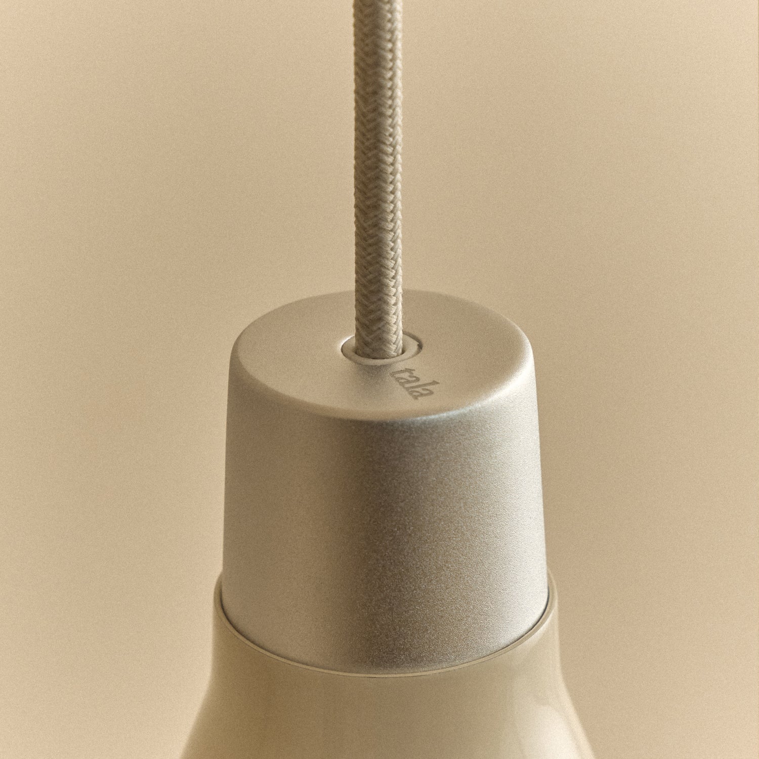 Bower Pendant Light Medium in Oyster White