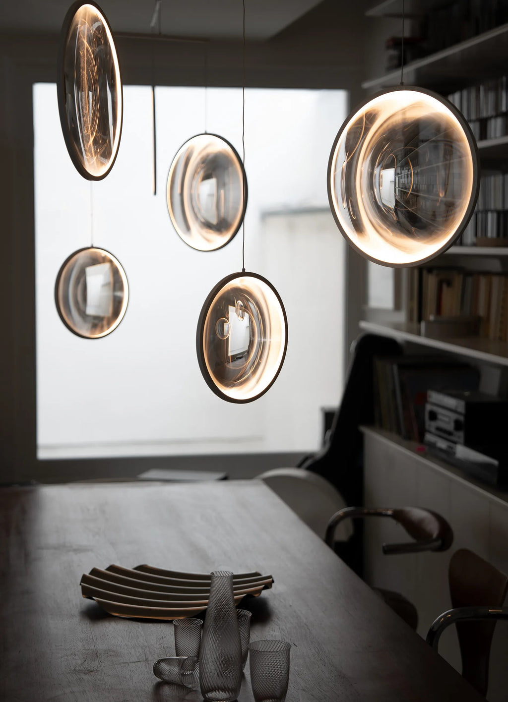 Focus x5 pendant chandelier by DCW éditions