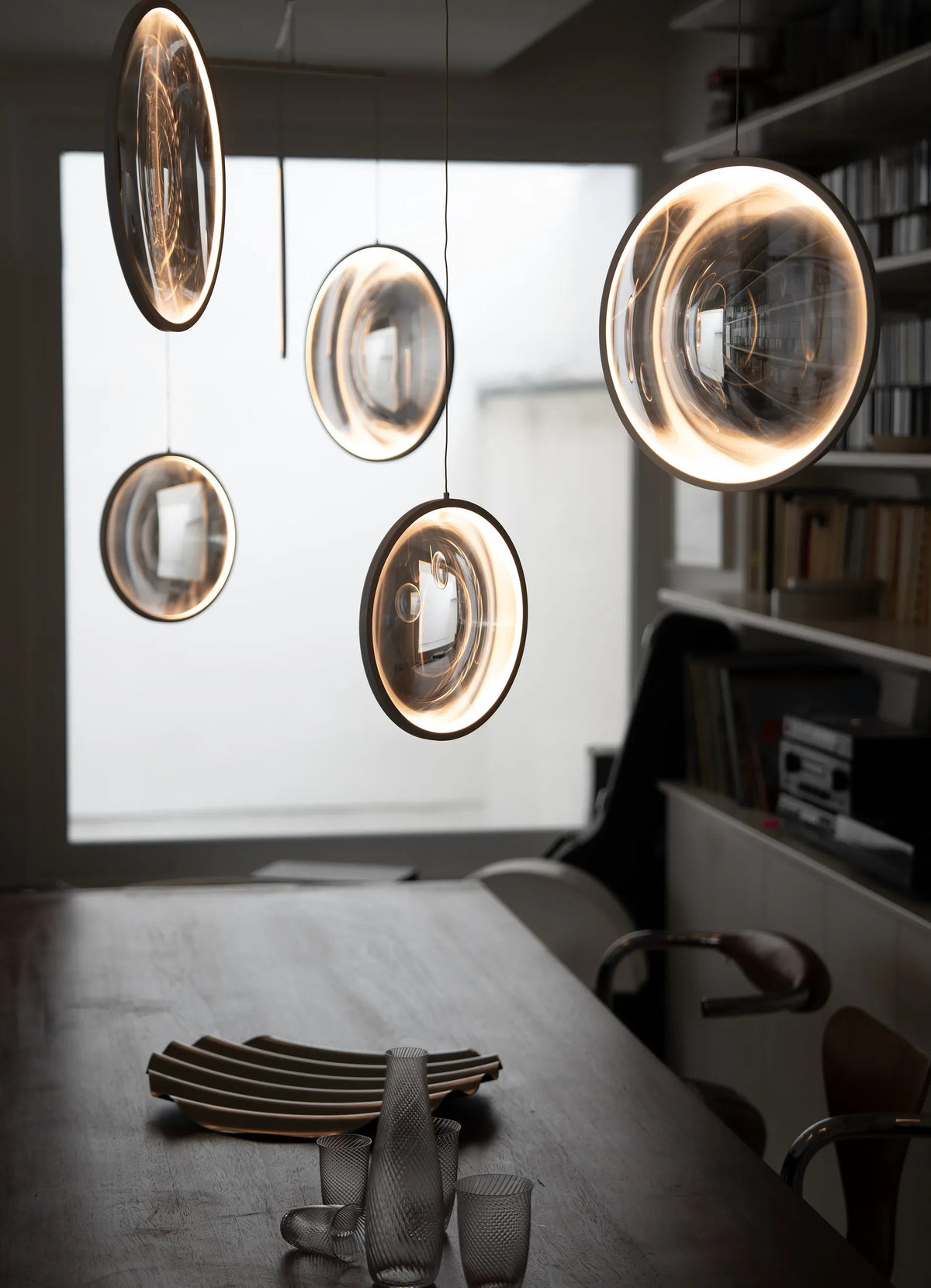 Focus x5 pendant chandelier by DCW éditions