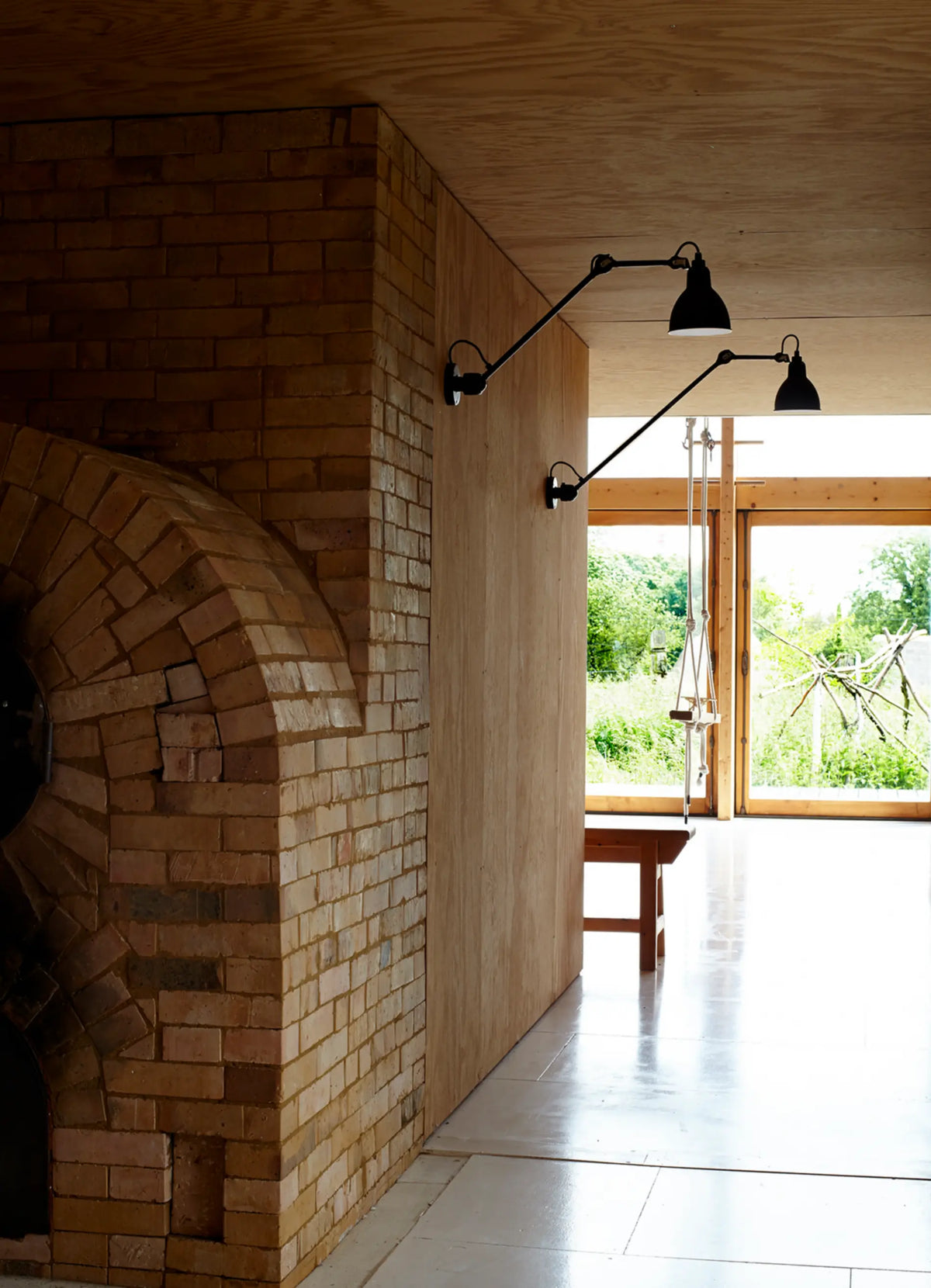Lampe Gras N°304 L40 wall lamp by DCW éditions