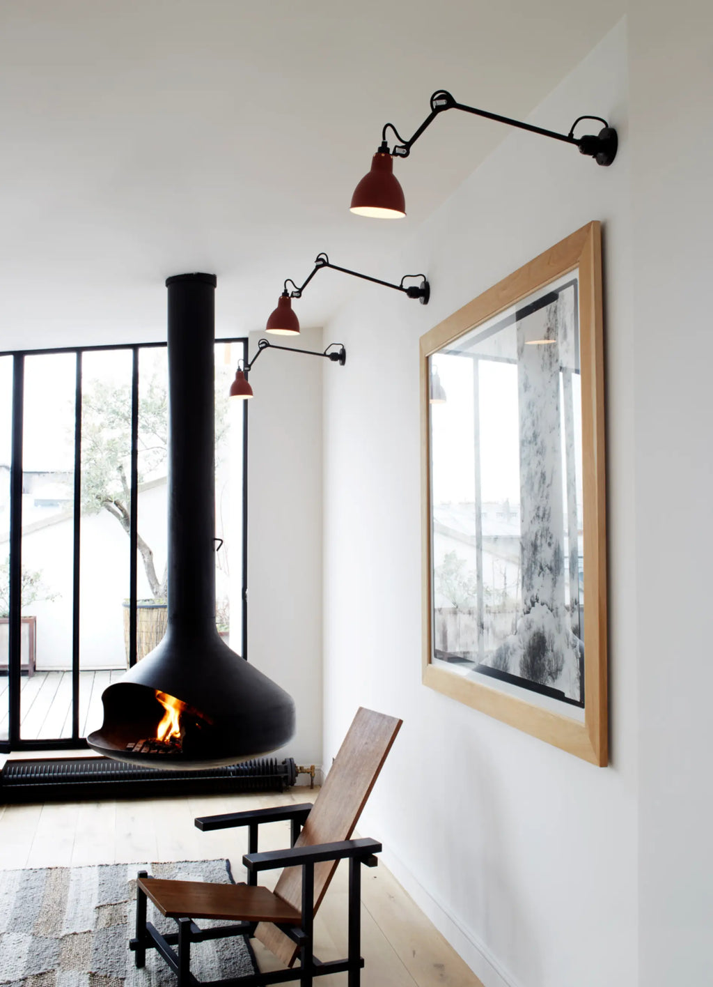 Lampe Gras N°304 L40 Switch wall lamp by DCW éditions