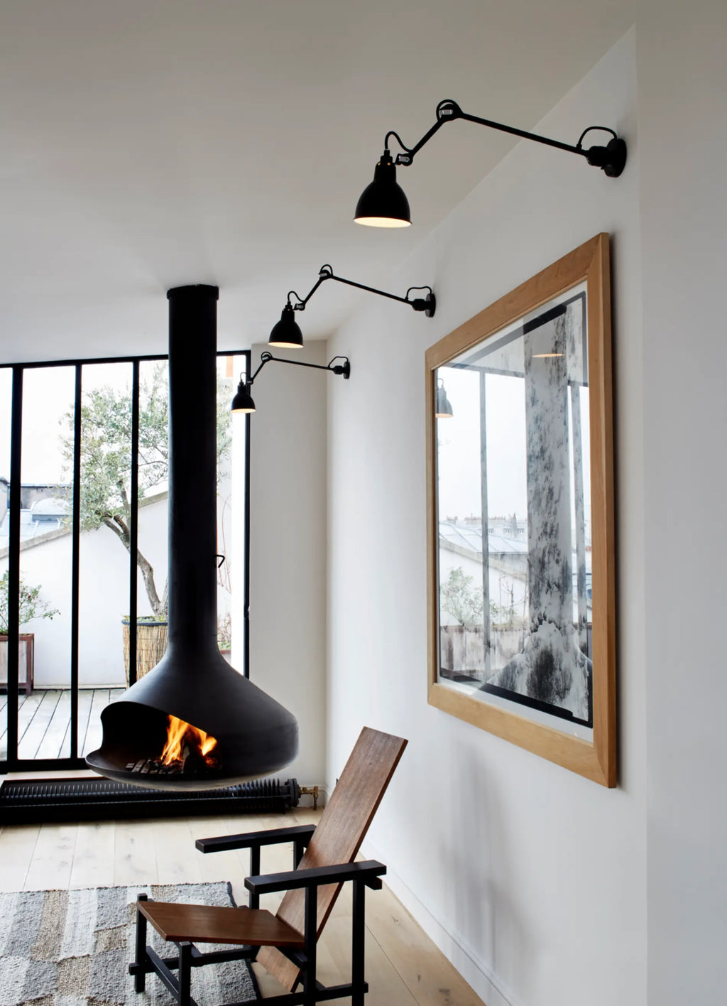 Lampe Gras N°304 L40 wall lamp by DCW éditions