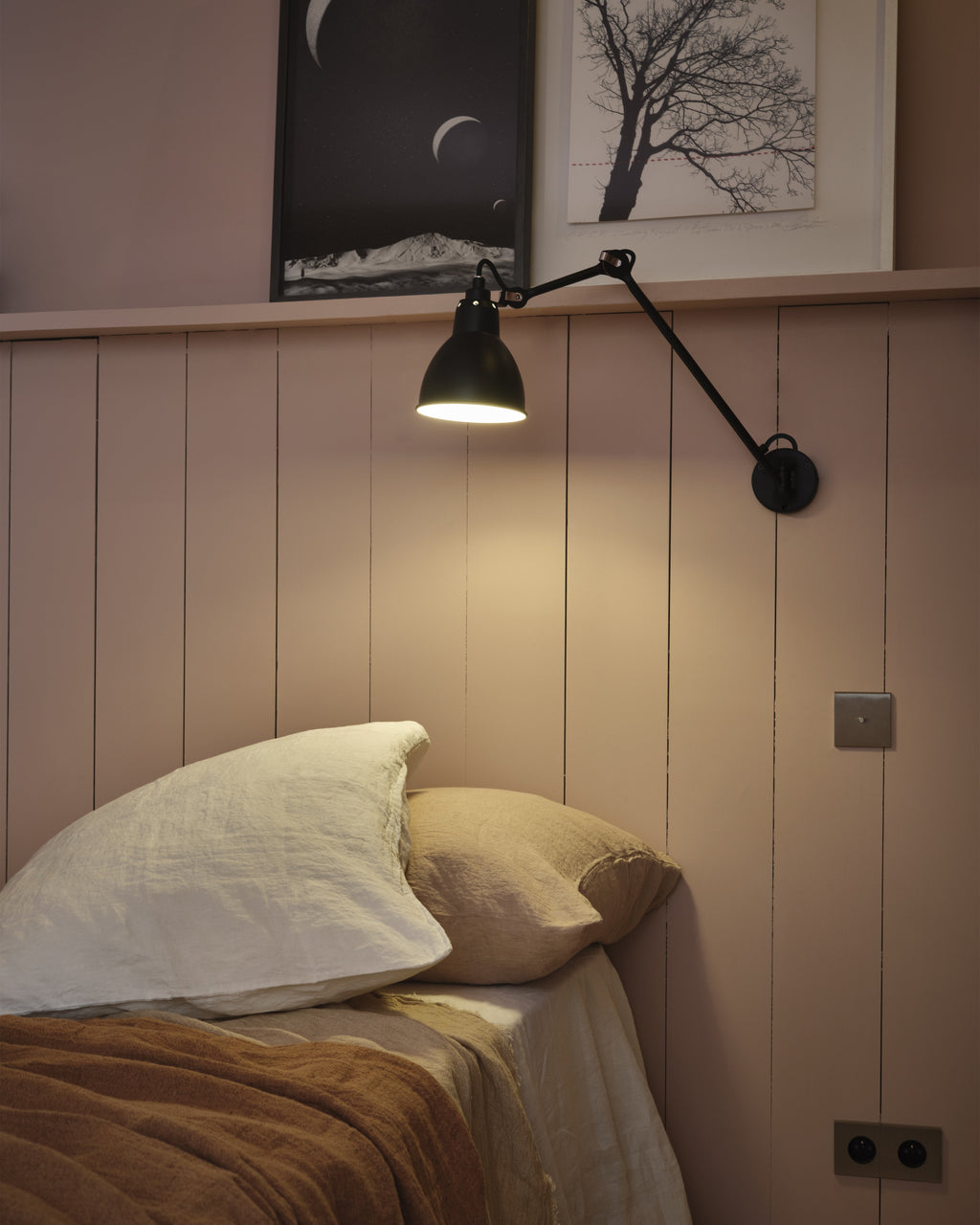 Lampe Gras N°304 L40 Switch wall lamp by DCW éditions