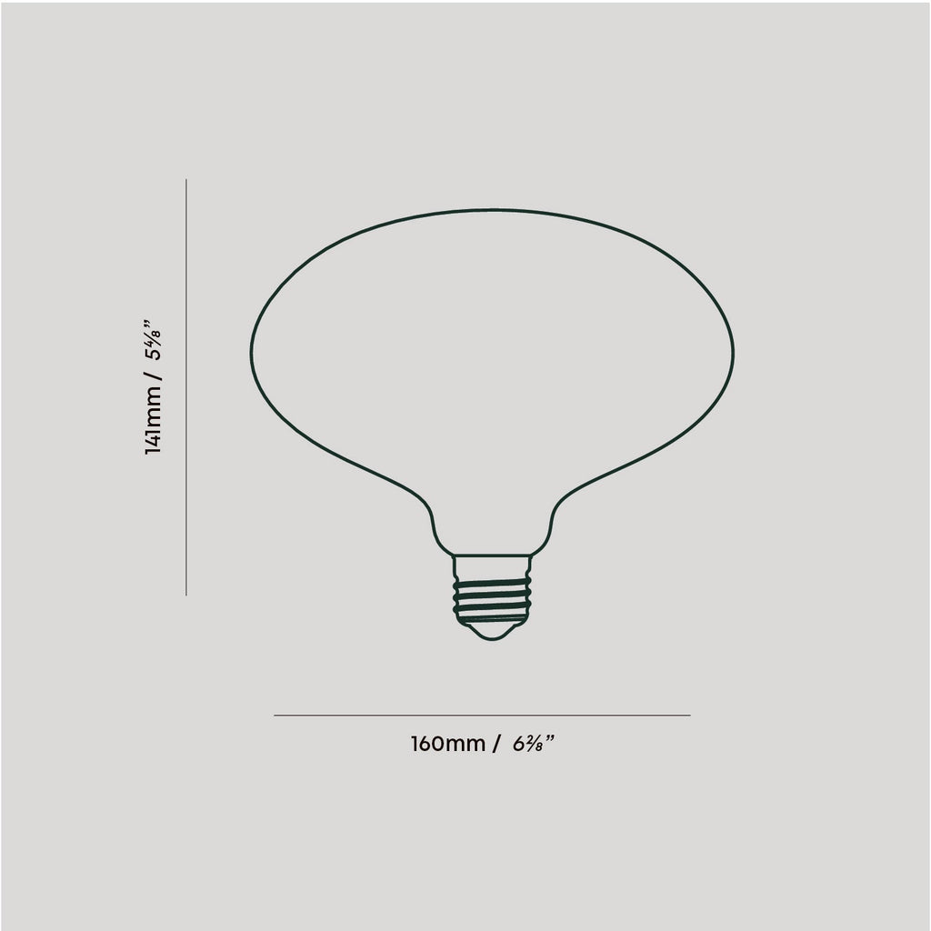 Oval Dim to Warm Pendant Light in Graphite