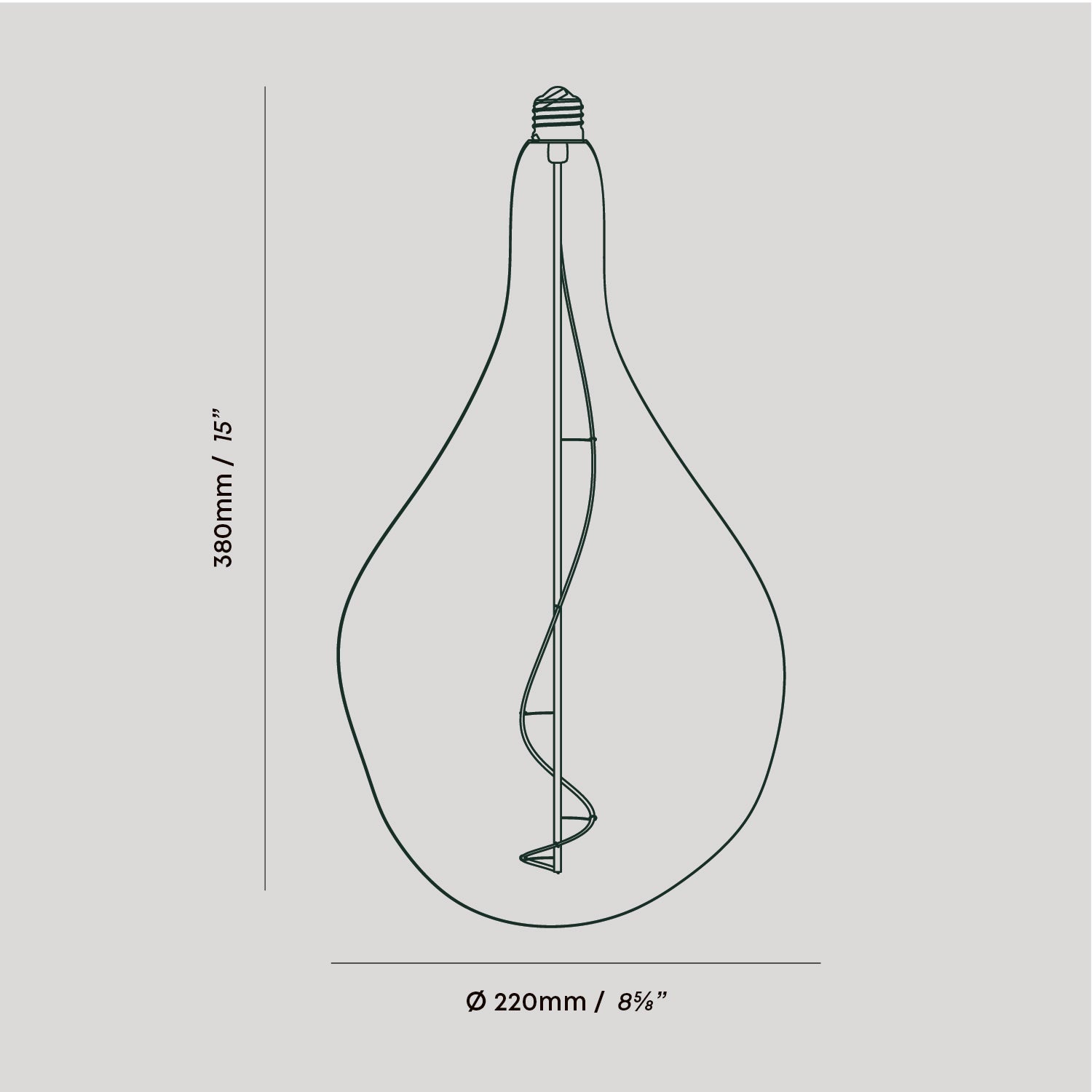 Voronoi III E26 LED Bulb