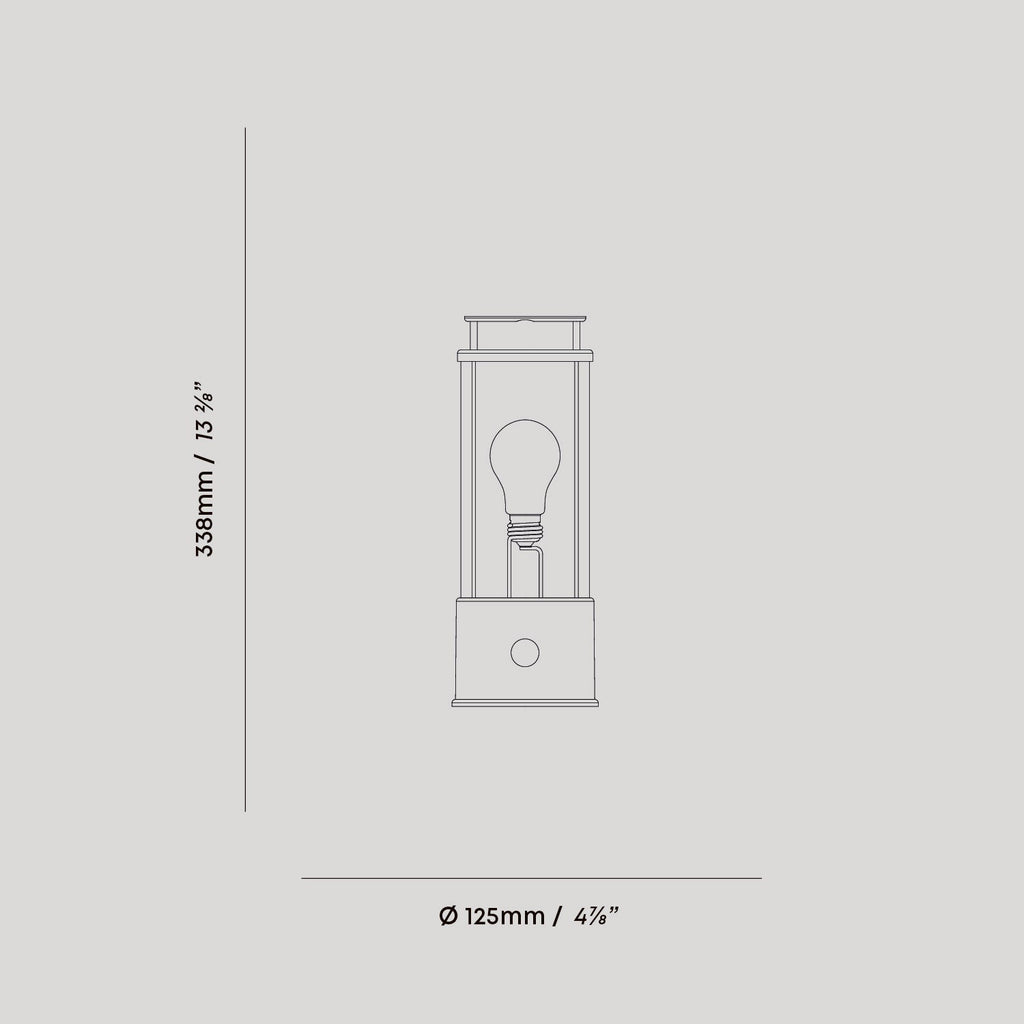 The Muse 1.0 Portable Lamp in Pomona Red