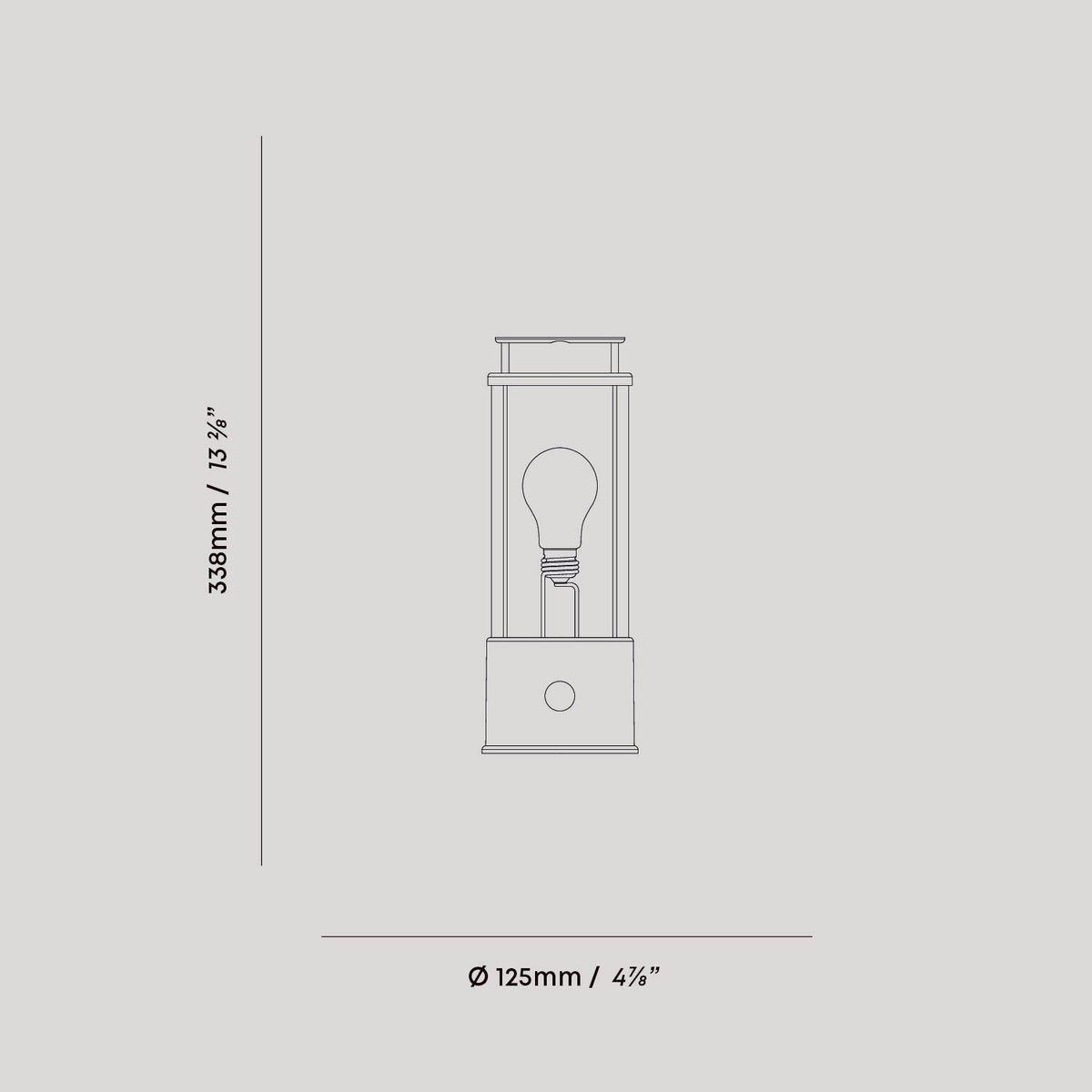 The Muse 1.0 Portable Lamp in Pomona Red