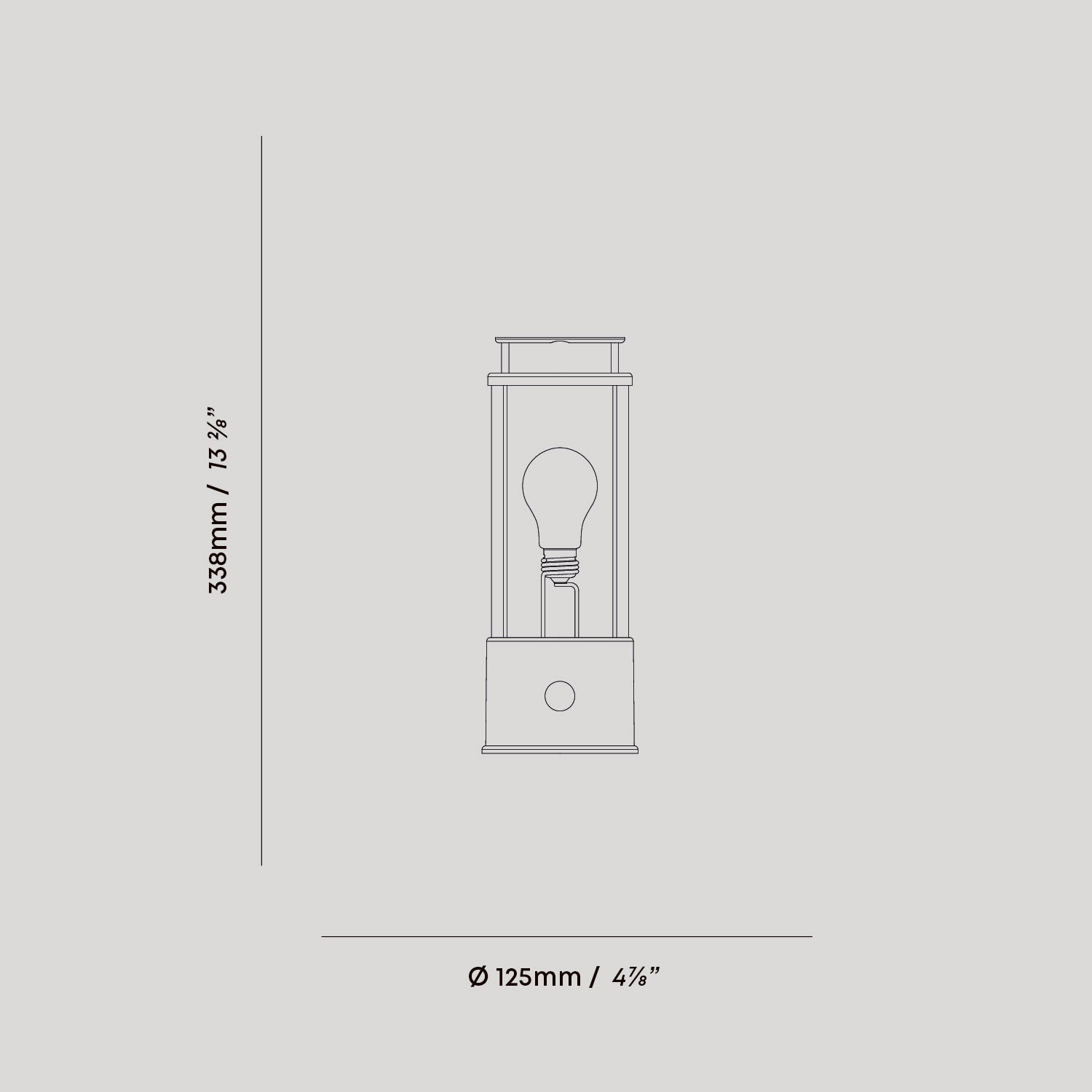The Muse 1.0 Portable Lamp in Candlenut White