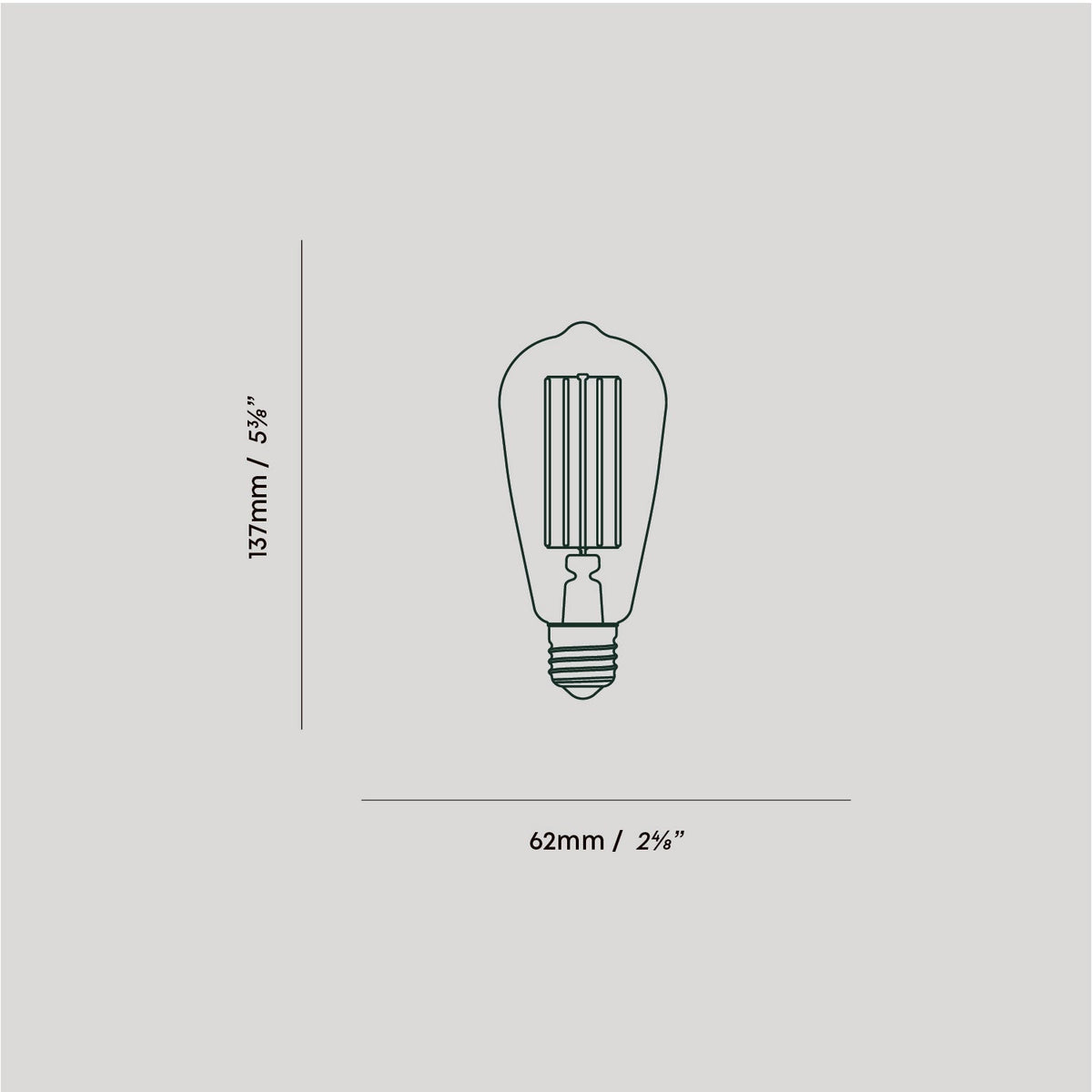 Squirrel Cage Plug-In Pendant in Graphite