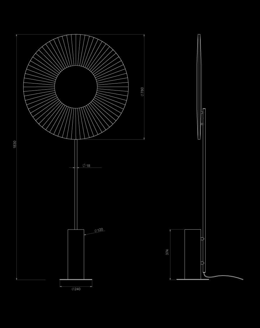 Iris Floor Totem 80