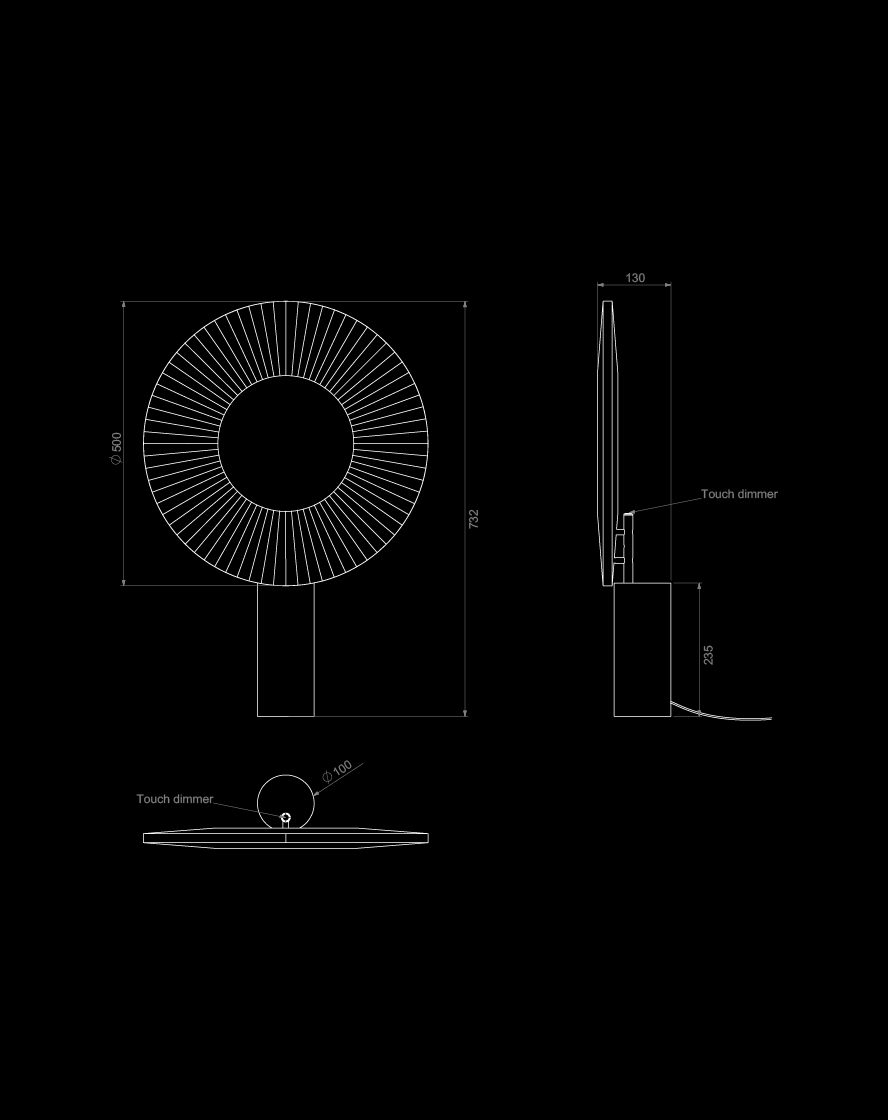 Iris Table 50