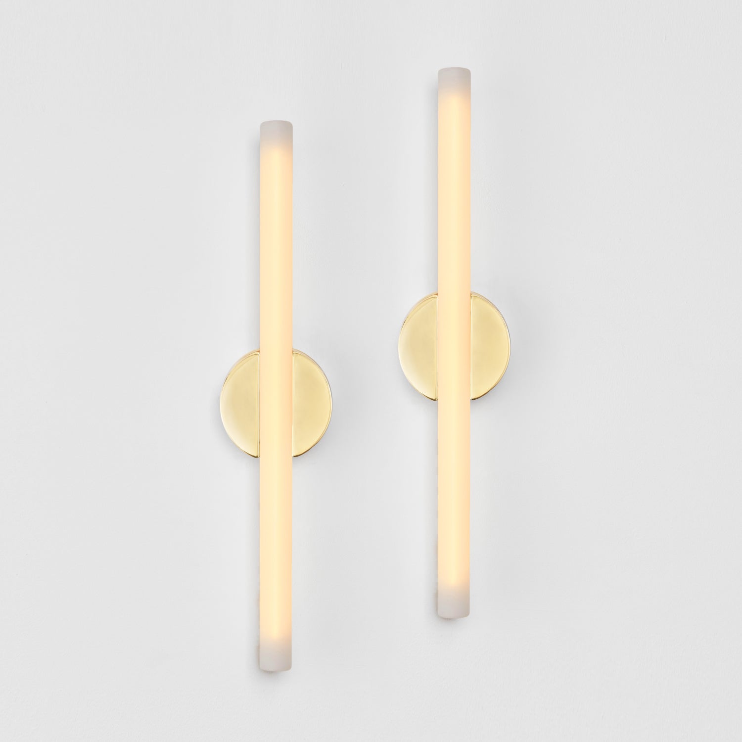 Kilter 1.0 Wall Light in Solid Brass - Set of 2