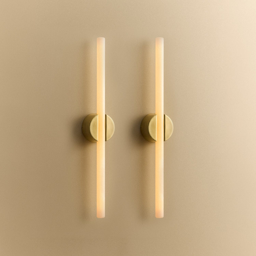 Kilter 1.0 Wall Light in Solid Brass - Set of 2