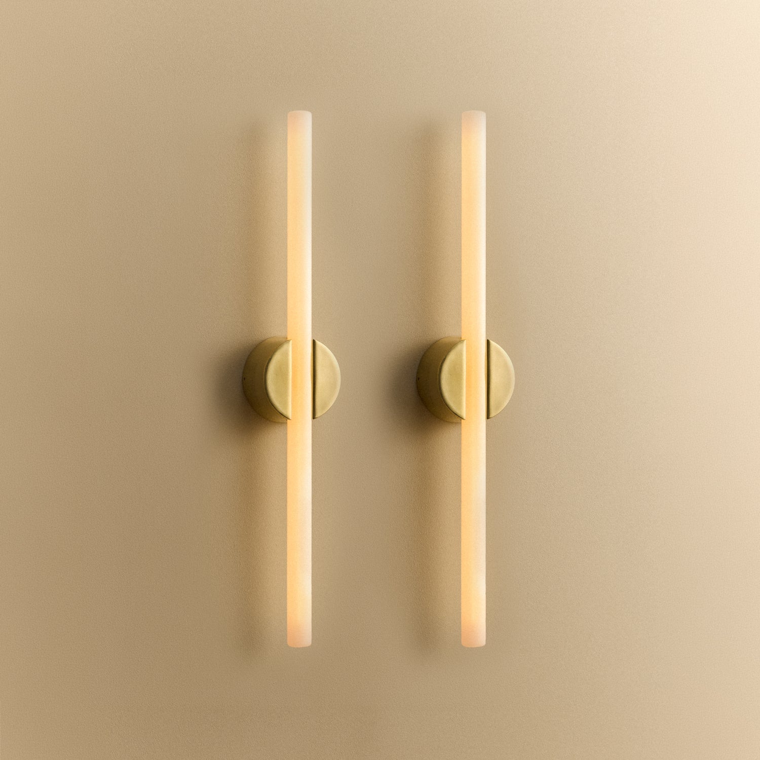 Kilter 1.0 Wall Light in Solid Brass - Set of 2