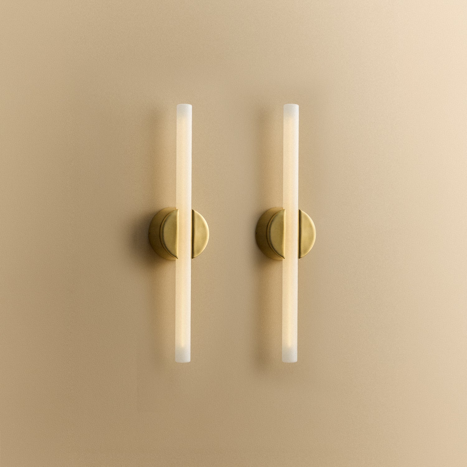 Kilter 1.0 Wall Light in Solid Brass - Set of 2