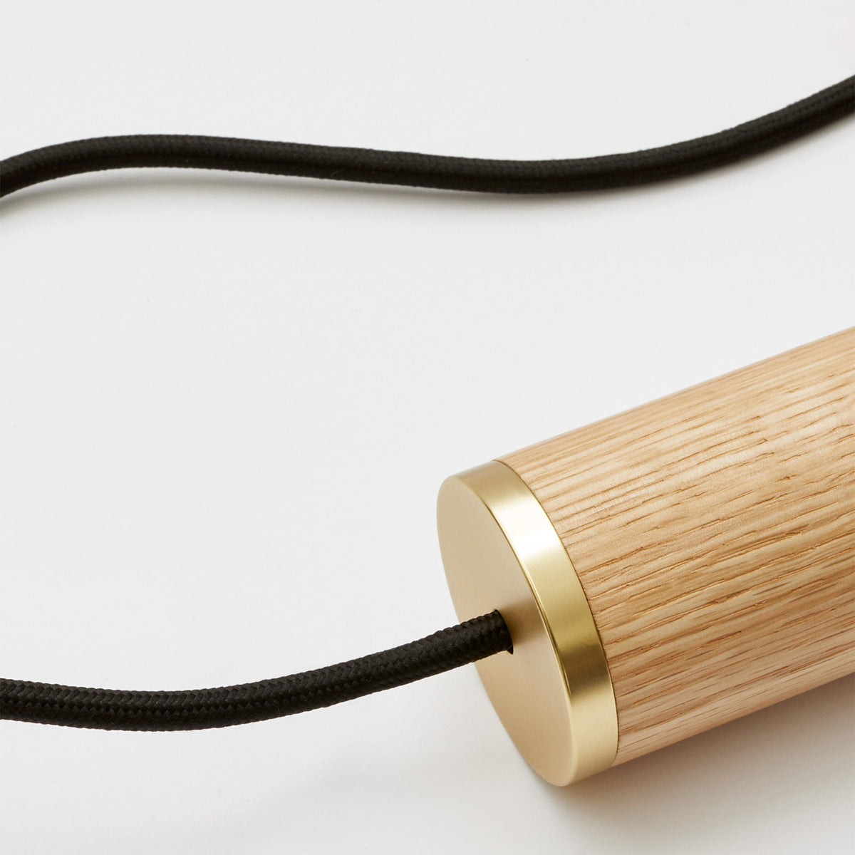 Oval Dim-to-Warm Pendant Light in Oak