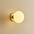 Lochan Wall Light in Brass + Oval