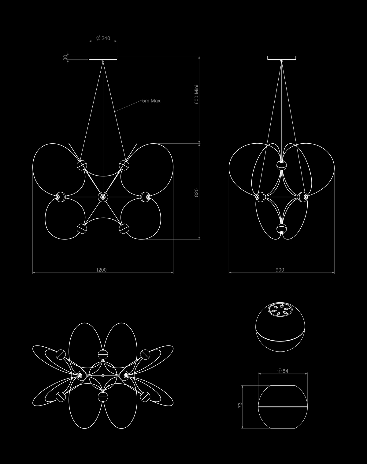 Munari 10 dimension drawing