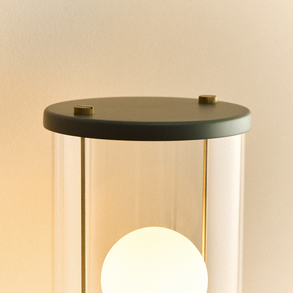 The Muse Wall Light in Pleasure Garden Green