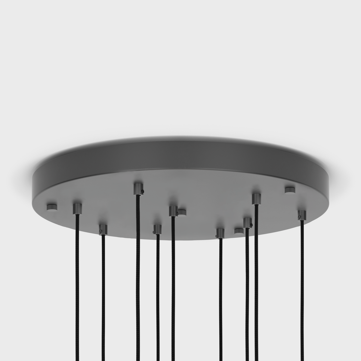 Nine Pendant in Graphite + Sphere IV