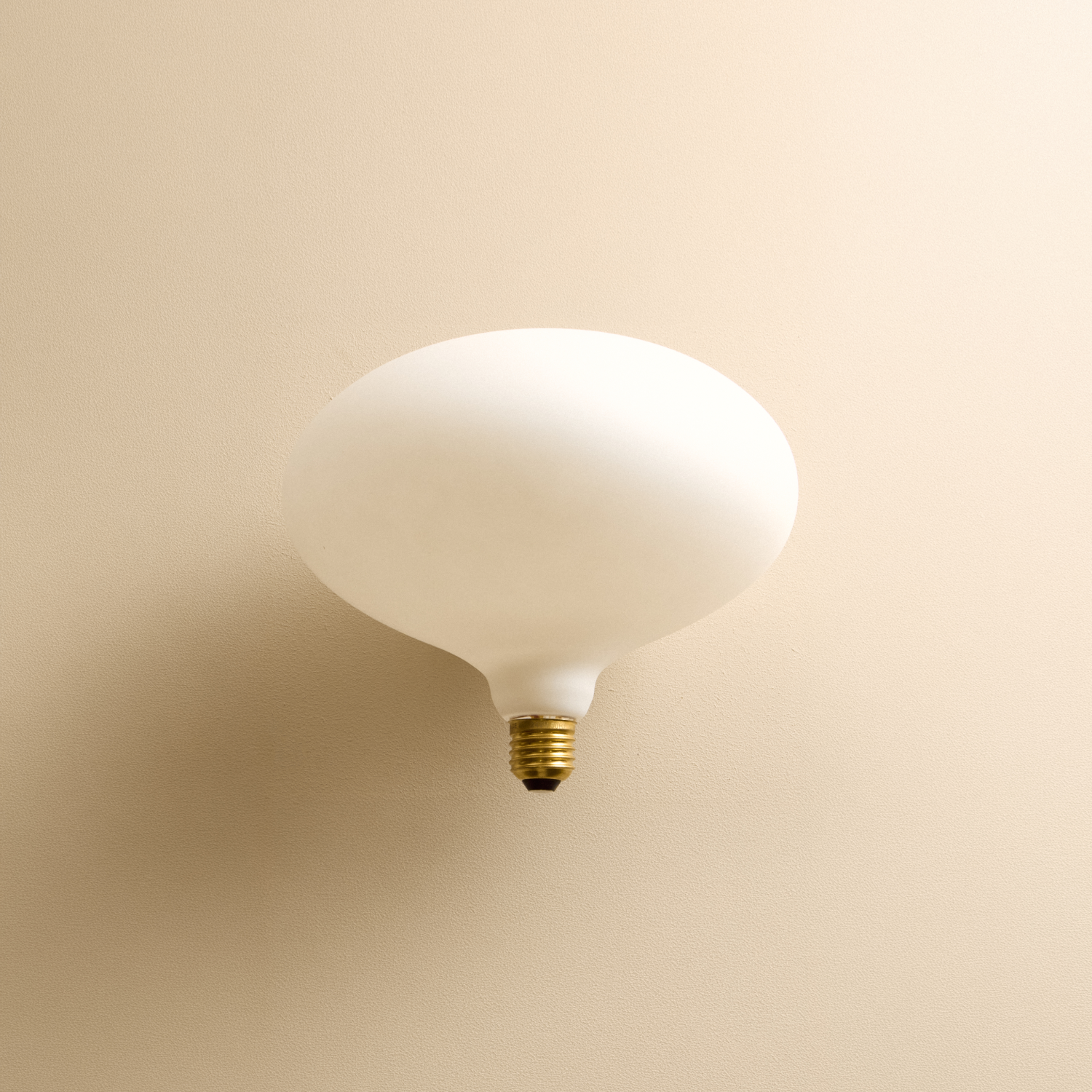 Bower Pendant Light Large in Oyster White + Oval II