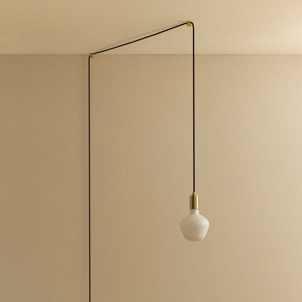 Enno Plug-In Pendant in Brass