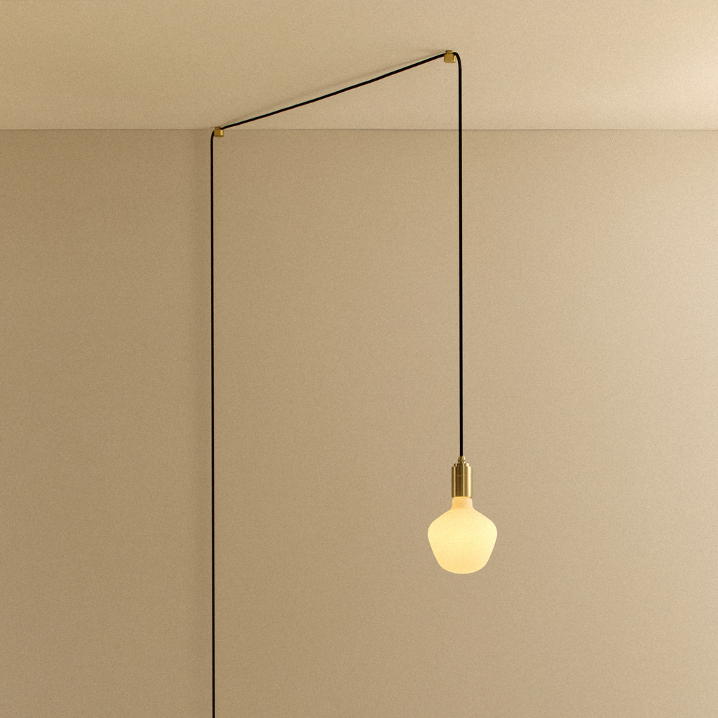 Enno Plug-In Pendant in Brass