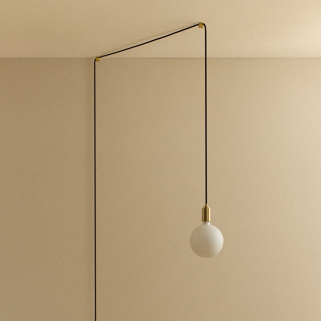 Sphere IV Plug-In Pendant in Brass