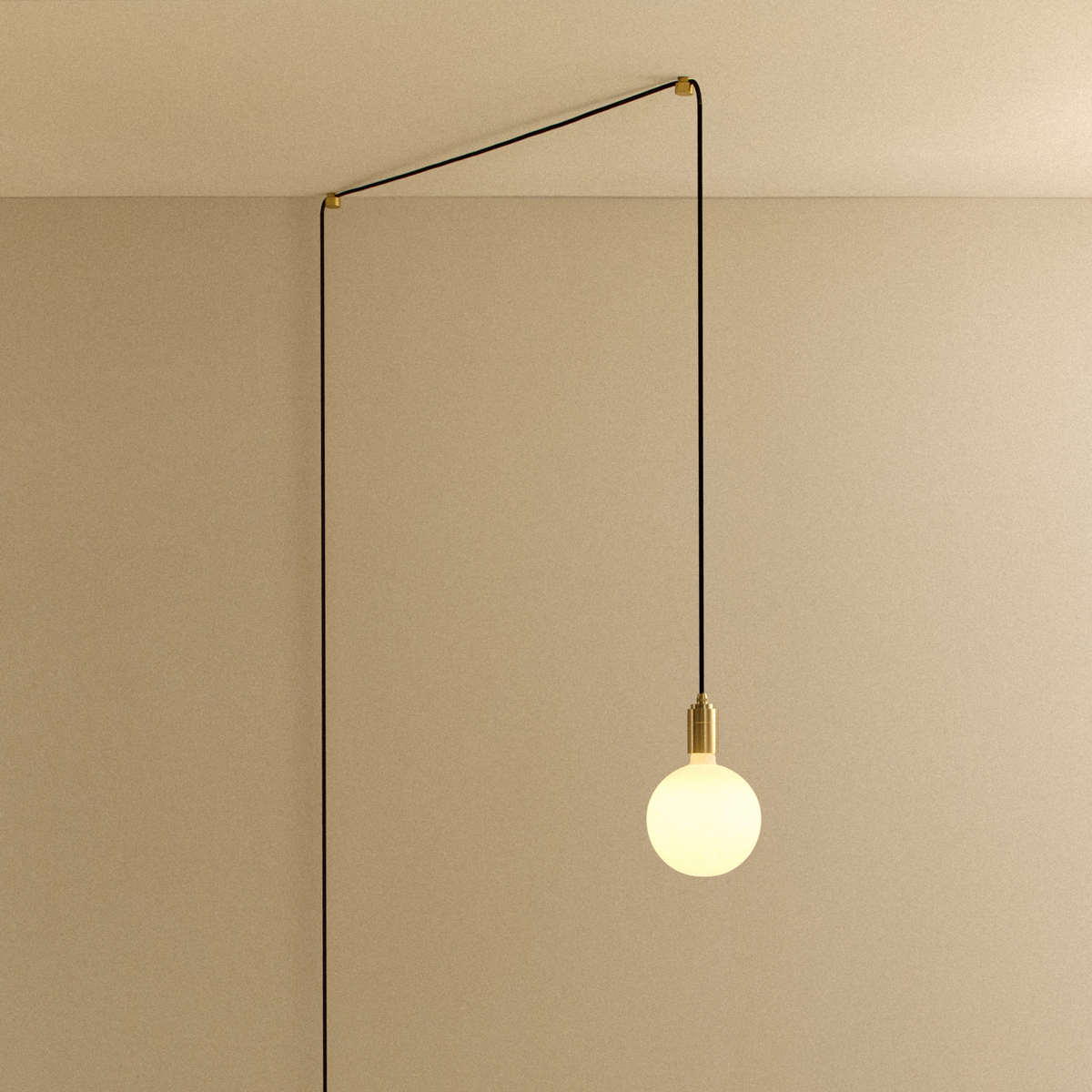 Sphere IV Plug-In Pendant in Brass