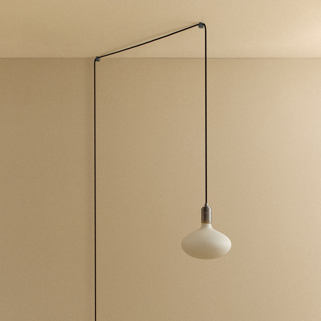 Oval II Plug-In Pendant in Graphite