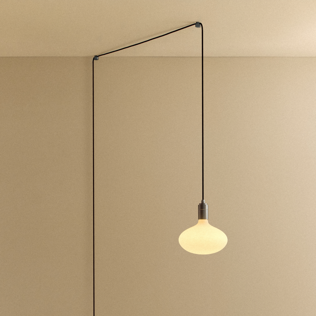 Oval II Plug-In Pendant in Graphite