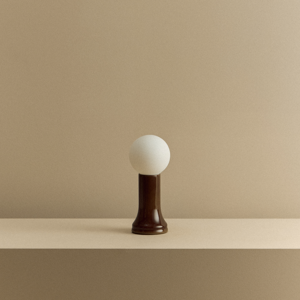Shore Table Lamp in Bottle Brown