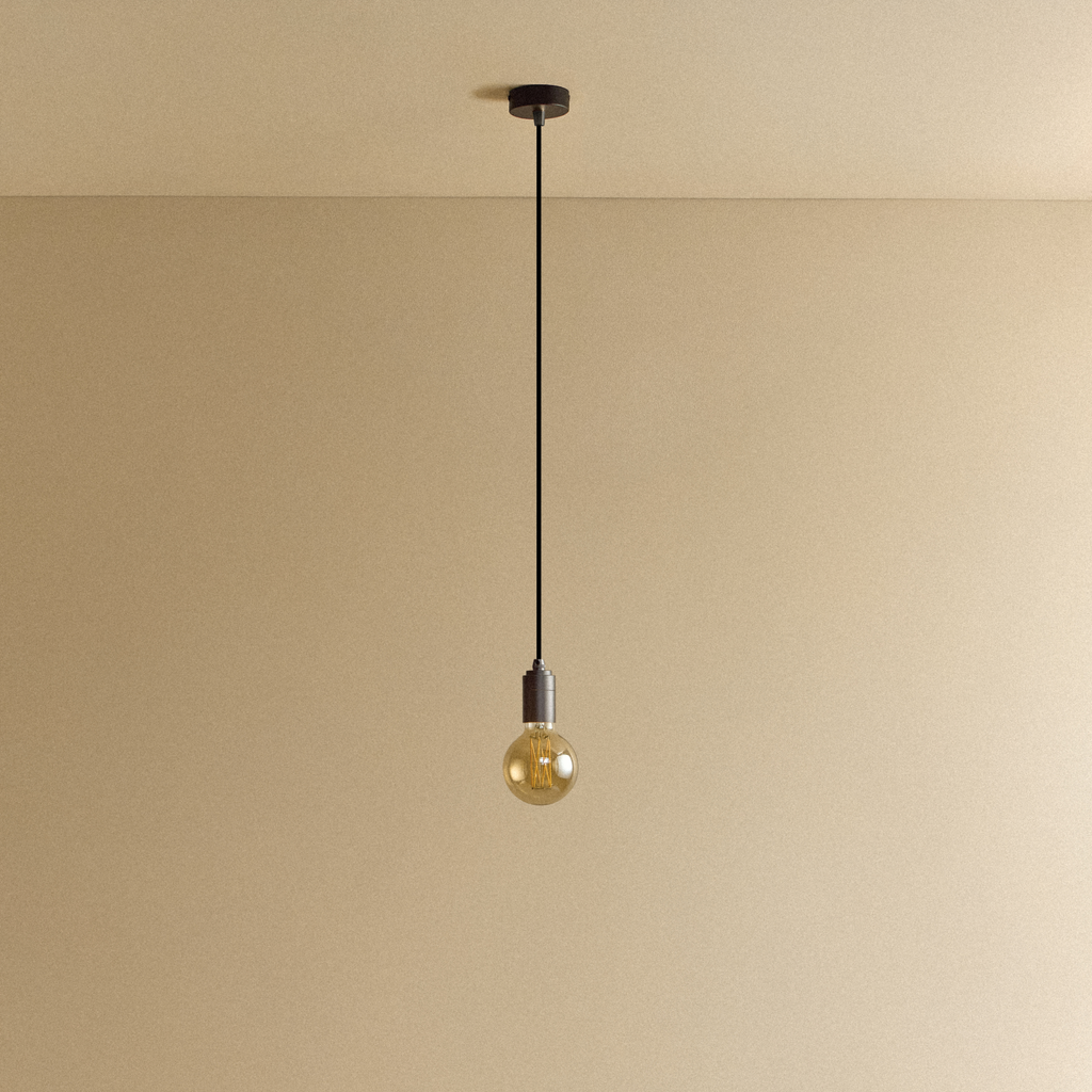 Elva Pendant Light Tinted in Graphite