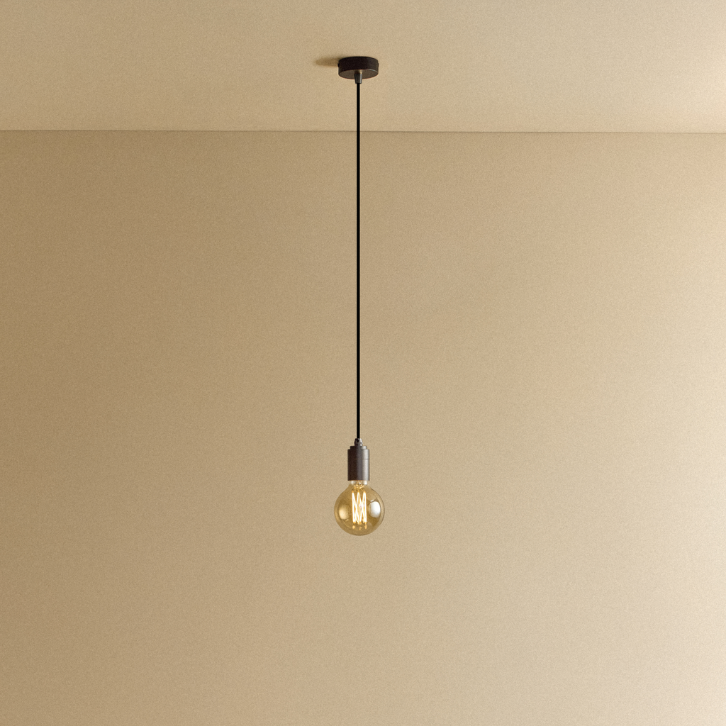 Elva Pendant Light Tinted in Graphite