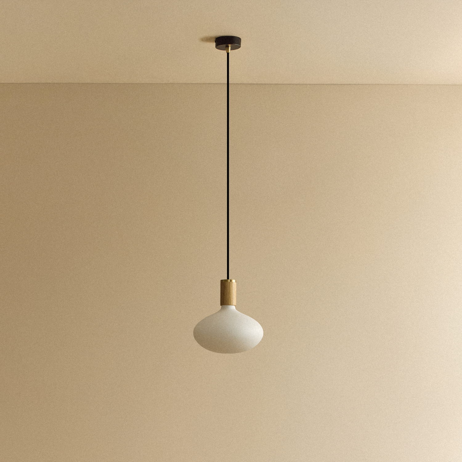 Oval II Pendant Light in Oak