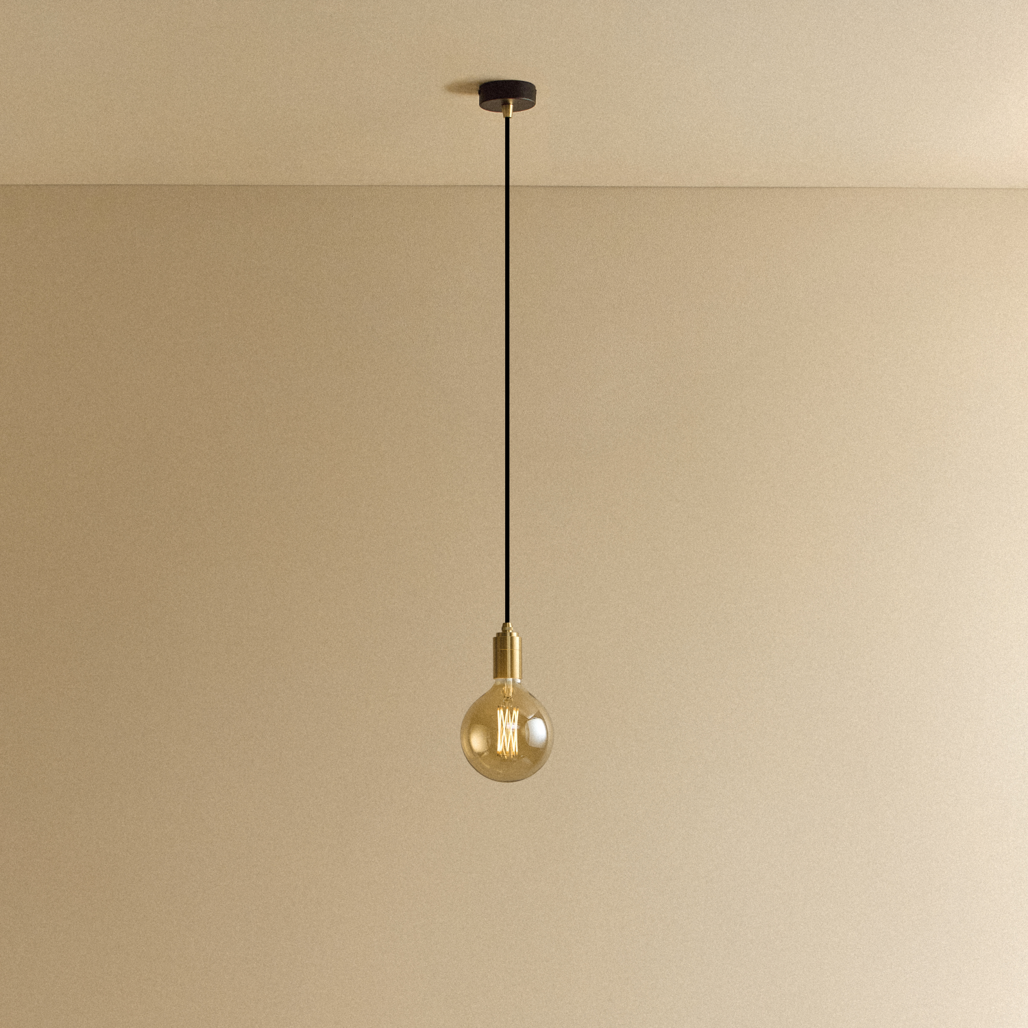 Gaia Pendant Light in Brass