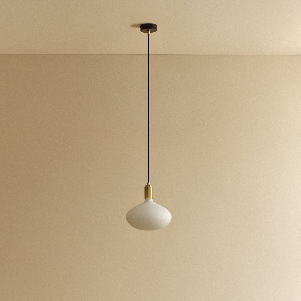 Oval II Pendant Light in Brass