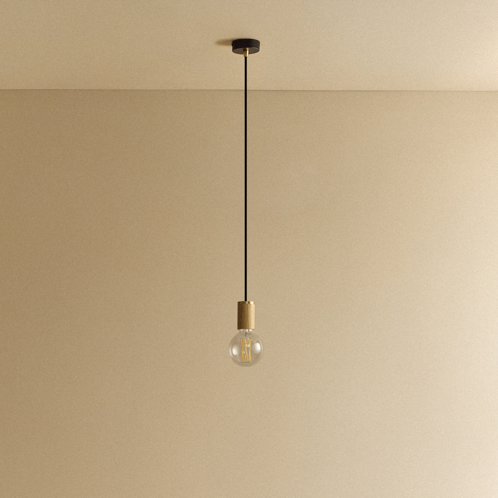 Elva Pendant Light Non-Tinted in Oak