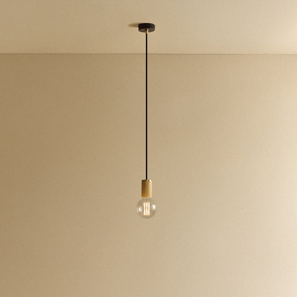 Elva Pendant Light Non-Tinted in Oak