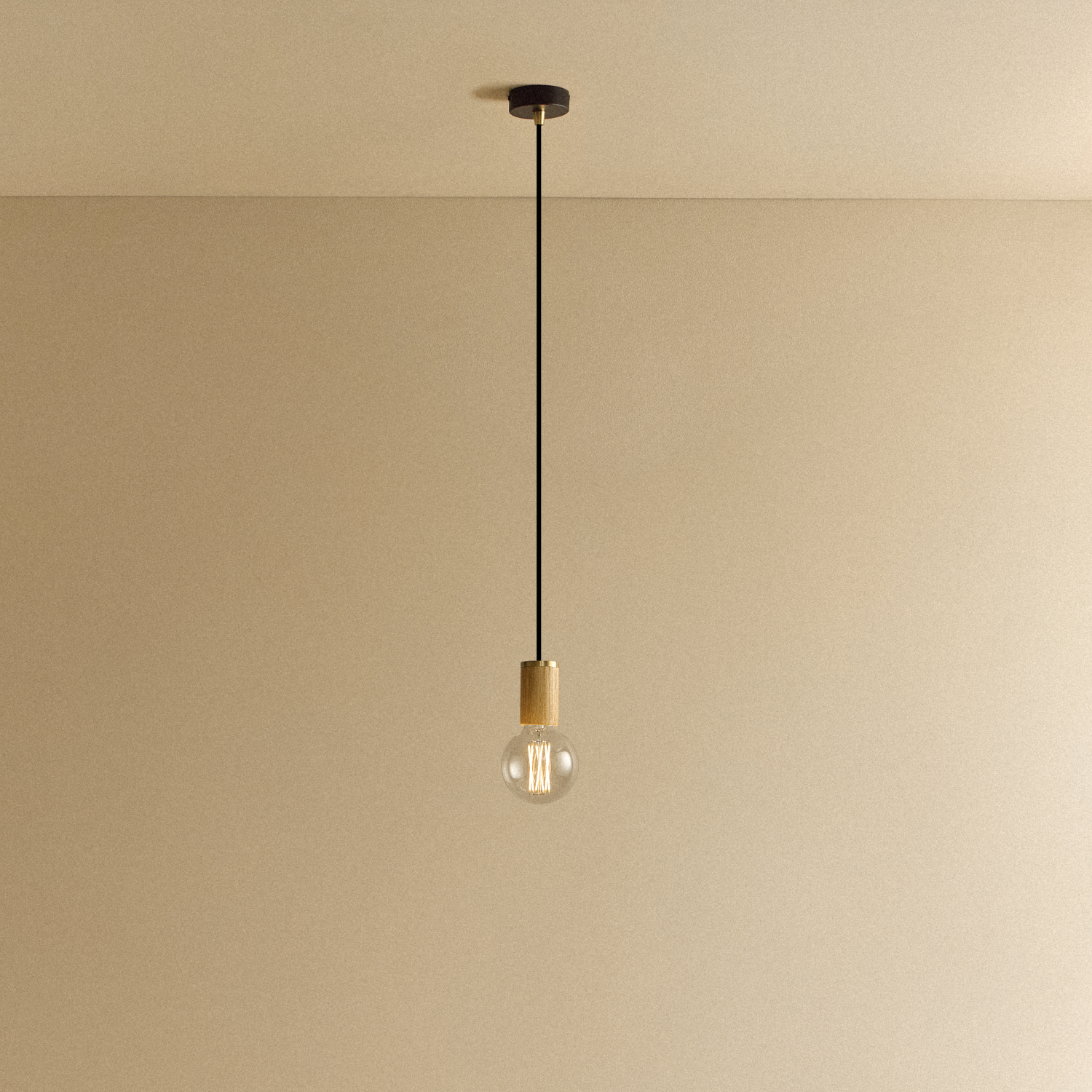 Elva Pendant Light Non-Tinted in Oak